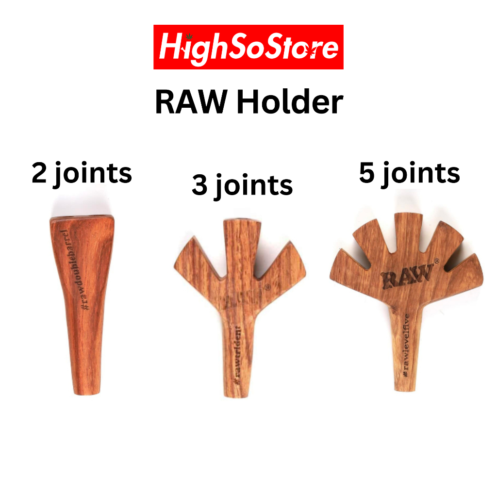 พร้อมส่ง ส่งไว RAW Double Cig Holder จากไม้คุณภาพดี