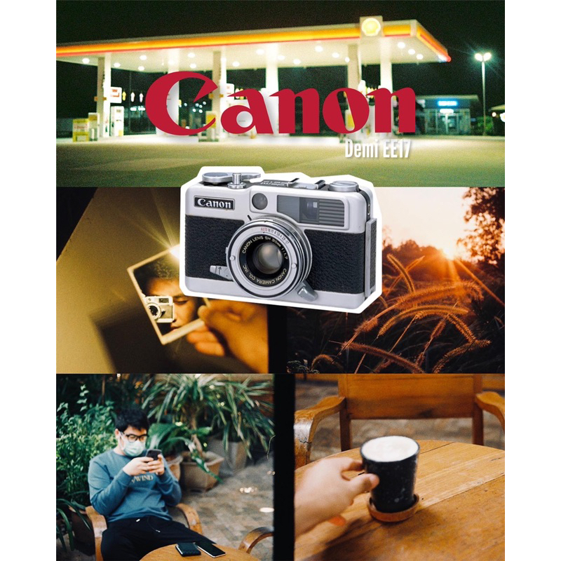 Canon Demi EE17 กล้องฟิล์ม half frame ✨ถ่ายได้72รูป