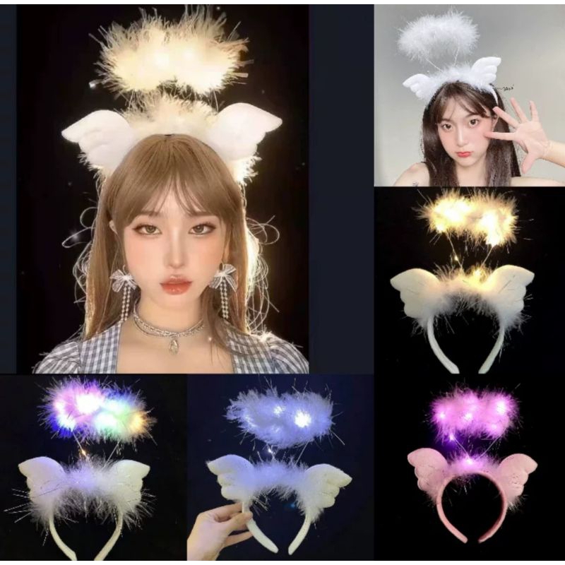 คาดผมแฟนซี มีไฟ ที่คาดผมน่ารักๆ  สินค้าพร้อมส่งจากไทย ราคา ถูกที่สุด ดีลบีเคเค แกลเลอรีภาพที่ 2