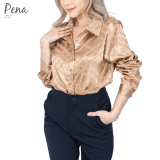 Pena house เสื้อเชิ๊ตผู้หญิง แขนยาว POSL062301