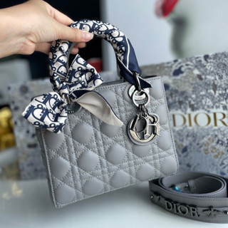 CHRISTIAN DIOR LADY LAMB LEATHER ✅  เป๊ะเหมือนของแท้ทุกตารางนิ้ว ทำจากหนังแกะแท้100%+