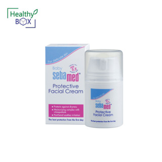 Sebamed baby protective facial cream 50 ml. บำรุงผิวหน้าเด็ก เพิ่มความชุ่มชื้น (V)