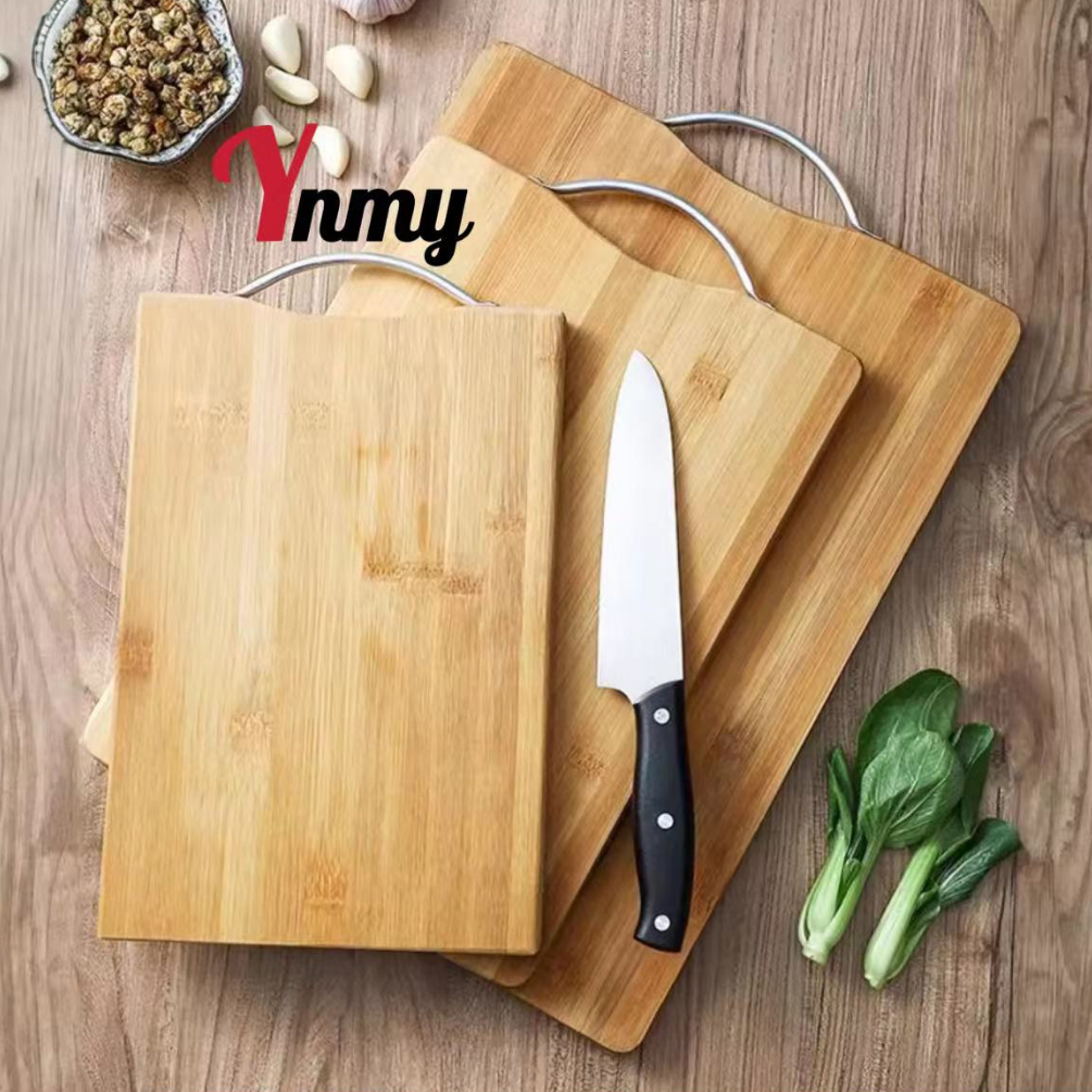 เขียงไม้ไผ่ เขียงครัว เขียงไม้เนื้อแข็ง Bamboo cutting boardมีหลายขนาด พร้อมจัดส่ง เขียง แข็งแรง ทนทาน