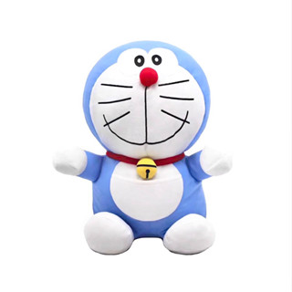 ป้ายลิขสิทธิ์แท้ ตุ๊กตาโดเรม่อน Doraemon ยิ้ม (ผ้าทรีคอต) 16 นิ้ว