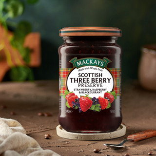 Mackays Three Berry Preserve แยมทรีเบอร์รี่ 340 กรัม