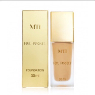 เเท้ 💯 ถูก MTI feel perfect foundation ครีมรองพื้น รุ่นทอง mti 30 ml