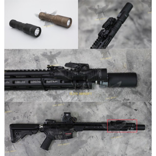 ไฟฉาย Modlite รุ่น WML PLHv2-18350 (รุ่นสั้น) (หลอดLED) (Modlite WML PLHv2-18350 Light) (Weapon Mounted Light)