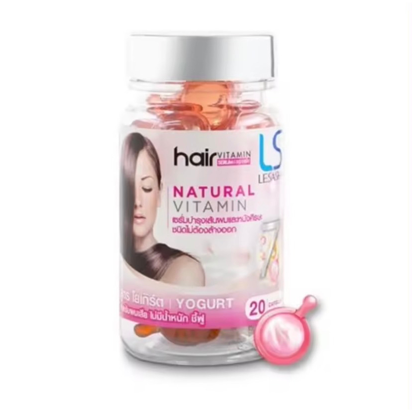 LESASHA Hair Vitamin Serum 20 Capsule วิตามิน เซรั่มบำรุงเส้นผม เลอซาช่า สำหรับผมแห้งเสีย ไม่มีน้ำหนัก ชี้ฟู จัดทรงยาก - รูปที่ 4