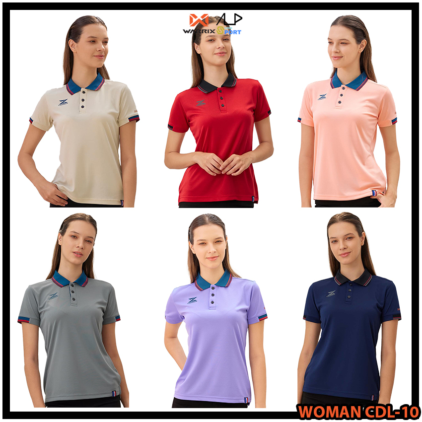 💥ลดโหดสูงสุด 1,000 บาท💥 เสื้อโปโลหญิง CADENZA คาเดนซ่า รุ่น CDL-10Y ผ้า MICRO POLYESTER S2 แท้100%