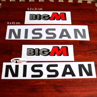 Sticker สติ๊กเกอร์ ไวนิล ชุด 2 ชิ้น กันน้ำ สำหรับ นิสสัน บิ๊กเอ็ม NISSAN BIG M