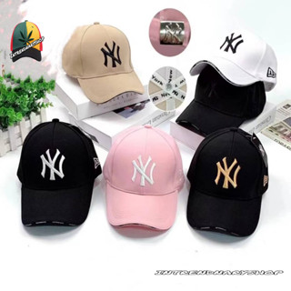 หมวกแก๊ป NY เอ็นวาย สไตล์แฟชั่น ผ้ายืด ใส่กันแดด คุณภาพดี Cap Fashion