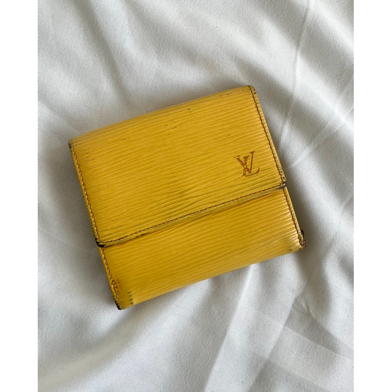 กระเป๋า Louis vuitton epi มือสอง สีเหลือง ของแท้100%