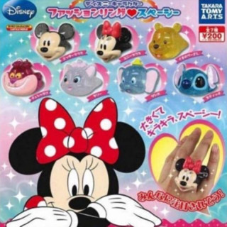 Takara Tomy Disney Characters Plastic Character Finger Ring Gashapon