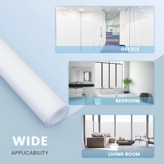 【ราคาต่อ2เมตร】ฟิล์มติดกระจก Glass sticker ฟิล์มสุญญากาศ ประตูกระจก สติกเกอร์กระจกหน้าต่าง 3D สติ๊กเกอร์ติดกระจก