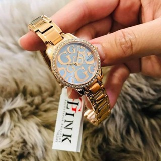 🥰นาฬิกาข้อมือหญิง⌚🥳New guess g twist Rosegold tone watch ⌚ เรือนสีโรสโกลด์ สวยมาก ขนาดน่ารัก ็ล้อมคริสตัลสวยๆๆๆ