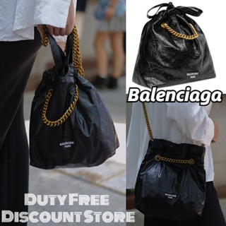 Balenciaga WOMENS CRUSH SMALL TOTE BAG