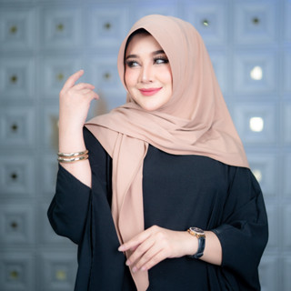 ผ้าคลุมผมมุสลิม ผ้ามีความยืดหน้านิ่ม ทรงอินโด แบบสวมสำเร็จ ผ…
