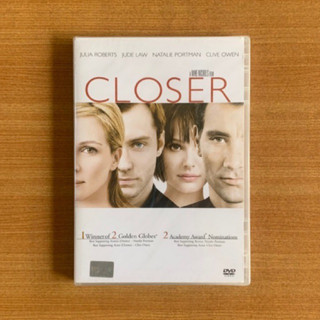 DVD : Closer (2004) ขอหยุดไฟรักไว้ที่เธอ [มือ 1] Natalie Portman / Julia Roberts ดีวีดี หนัง แผ่นแท้ ตรงปก