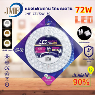 JMF แผงไฟแม่เหล็ก แผ่นชิป แผ่นชิพ แผงไฟ ไฟเพดานLED โคมไฟเพดาน ขนาด  28W/36W/48W/60W/72W แผงไฟพดาน LED กลม