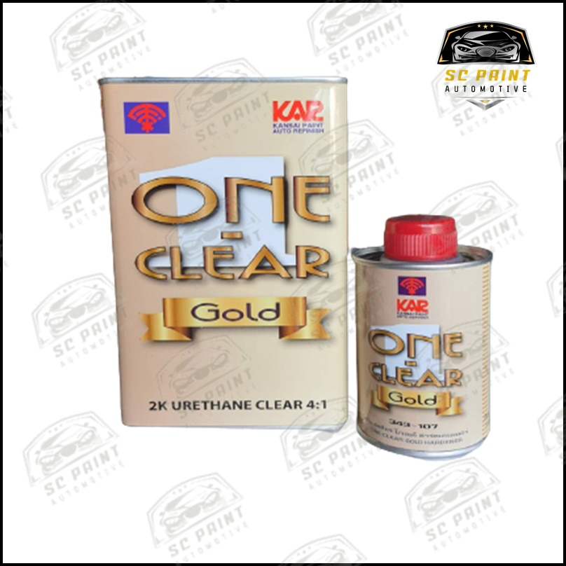 แลคเกอร์ ONE-CLEAR 4:1 2K แลคเกอร์เคลือบเงารถยนต์