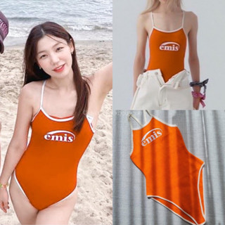 เปิดพรี Emi’s bodysuit🧡(390฿ฟรีส่ง) บอดี้สูทงานแบรนด์ดังเกาหลี สีส้มสุดแซ่บบบบ ขับผิวออร่าแบบสุดๆ เนื้อผ้าไหมพรมอย่างดี