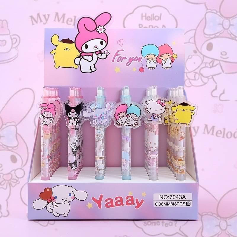 ปากกาเจลหมึกสีดำ Sanrio