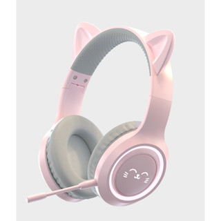 BETENO (หูแมว มีไฟ) BH-B300 KITTY EAR BLUETOOTH 5.3 HEADSET + MIC