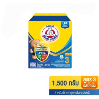 นมผง ตราหมี โพรเท็กซ์ชั่น สูตร 3 รสน้ำผึ้ง ขนาด 1500 กรัม