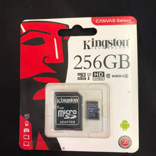 เมมโมรี่การ์ด Kingston Micro SD card Memory Card 256GB กล้อง/ โทรศัพท์มือถือ