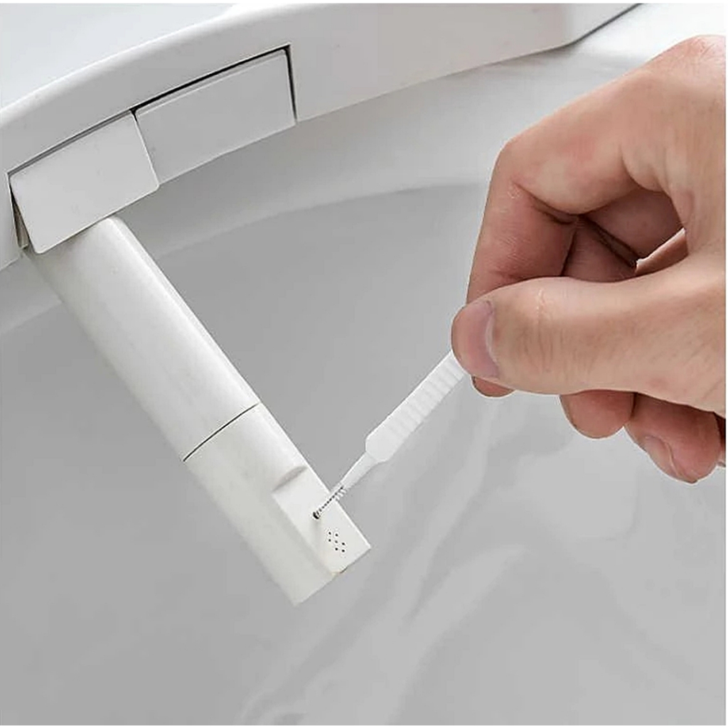 แปรงขัดรูฝักบัว แพ็ค 10 ชิ้น ใช้ซ้ำได้ ขนแปรงไนล่อนอเนกประสงค์ ป้องกันการอุดตัน ขจัดฝุ่นในช่องเสียบ USB รูหัวปั๊ม - รูปที่ 5