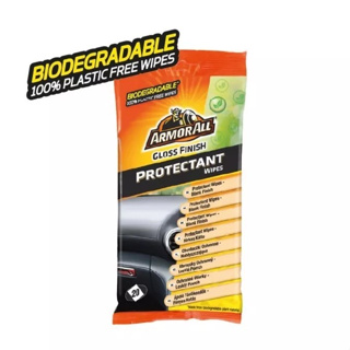 Protectant Wipes Gloss Finish กระดาษเช็ดเบาะและคอนโซล (20 แผ่น)