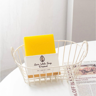 สบู่ออร่าไวท์ Aura white soap ซื้อ3ก้อนถูกลงonly clinic *พร้อมส่ง* แพคเกจปัจจุบันล่าสุด