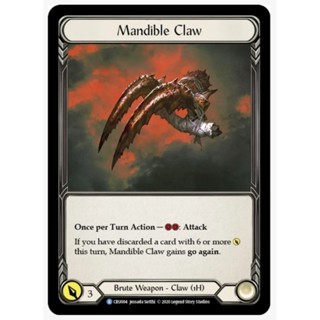 Flesh and blood:Mandible claw (Foil)​