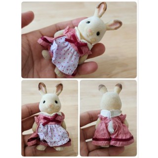 Sylvanian ตุ๊กตา กระต่าย มือสองริ้วรอยตามสภาพ พิจารณาภาพ/VDO