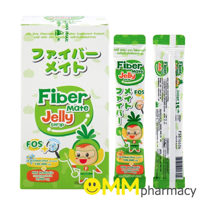 FIBER MATE JELLY STRIP 15G.10ซอง/กล่อง