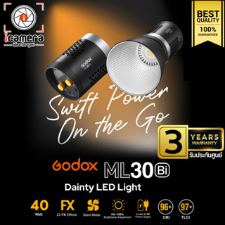 Godox LED ML30Bi 40W 2800K-6500K CRI96 TLCI97 - รับประกันศูนย์ Godox Thailand 3ปี