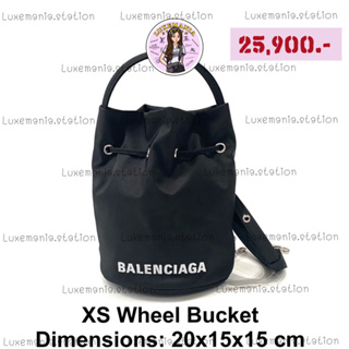 👜: New!! Balenciaga Wheel XS Drawstring Bucket Bag‼️ก่อนกดสั่งรบกวนทักมาเช็คสต๊อคก่อนนะคะ‼️