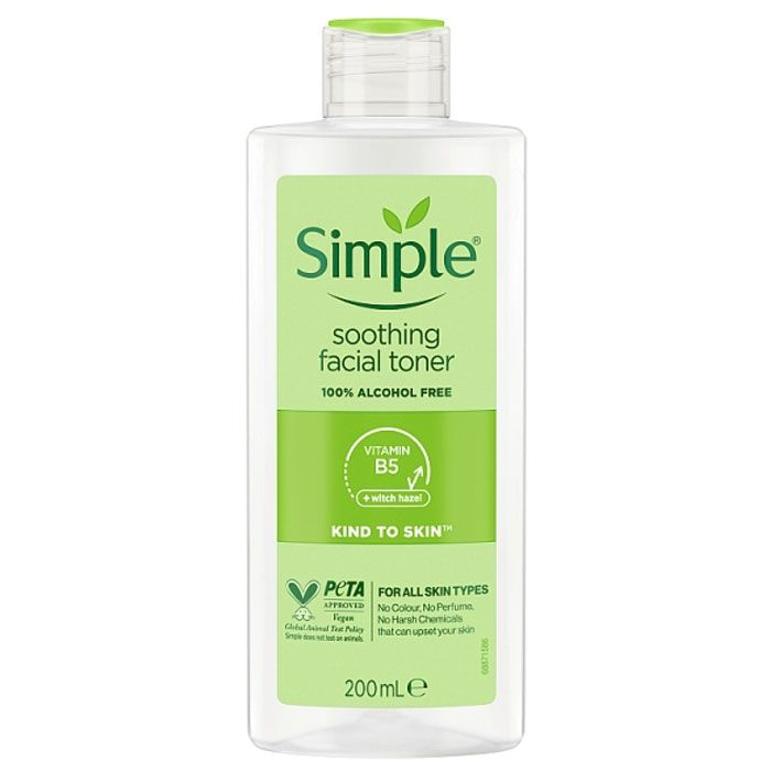 ซิมเพิล ซูธธิง เฟเชิล โทนเนอร์ / Simple Facial Soothing Facial Toner 200ml