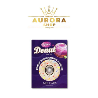 ไฮไลท์โดนัท Nee Cara Donut Highlighting Powder N336