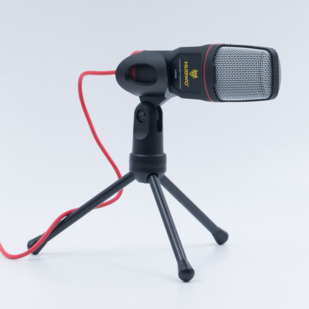 🎮 GAMING NUBWO M66 CONDENSER MICROPHONE ไมค์ไลฟ์สด ไมค์คอนแดนเซอ ไมค์อัดเสียง ไมโครโฟนคอนเดนเซอร์ พร้อมขาตั้ง 66