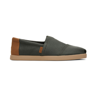 TOMS รองเท้าลำลองผู้ชาย สลิปออน รุ่น ALP FWD Forrest Canvas Nubuck Synthetic Trim (CB) รองเท้าลิขสิทธิ์แท้