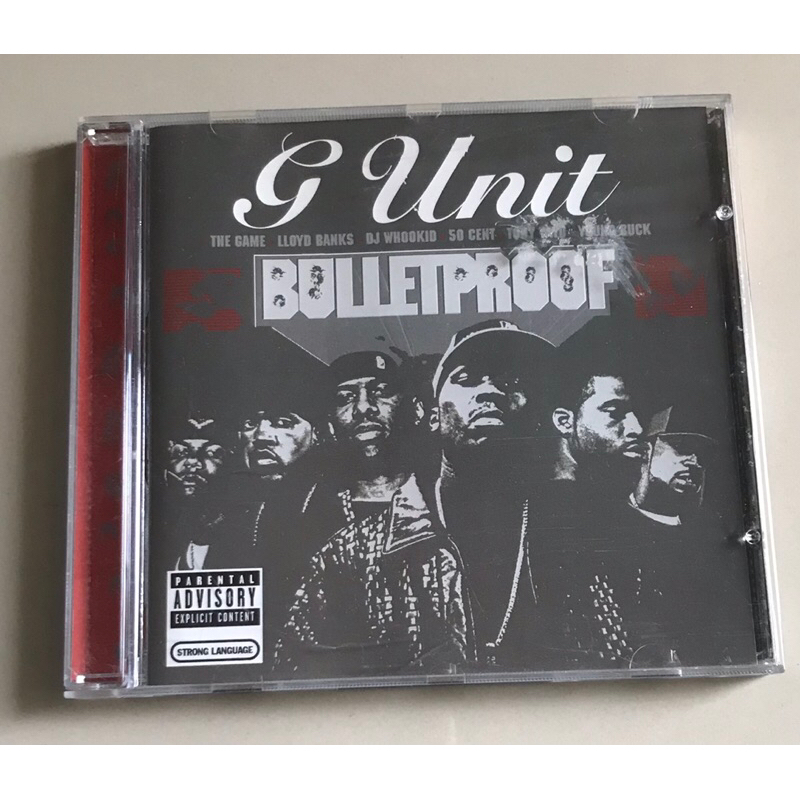 ซีดีเพลง ของแท้ ลิขสิทธิ์ มือ 2 สภาพดี...ราคา 250 บาท  “G-Unit” อัลบั้ม “G Unit Bulletproof”Made In 