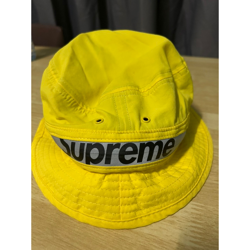 SUPREME Supreme Reflective Zip Crusher Yellow แท้💯💯💯💯💯(มือสองสภาพ99.99%)
