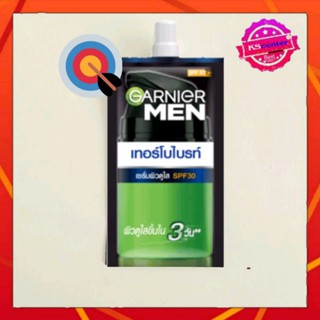 ( 1 ซอง ) การ์นิเย่ GARNIER MEN TURBOBRIGHT OIL CONTROL ALL-IN-1 BRIGHTENING MOISTURISER 7 ml