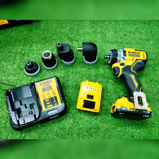 DEWALT สว่านไร้สาย รุ่น DCD703D2 12V (แบต2ก้อน แท่นชาร์จ +หัวเปลี่ยน 4แบบ+กระเป๋าพลาสติก) BRUSHLESS สว่าน ไร้สาย