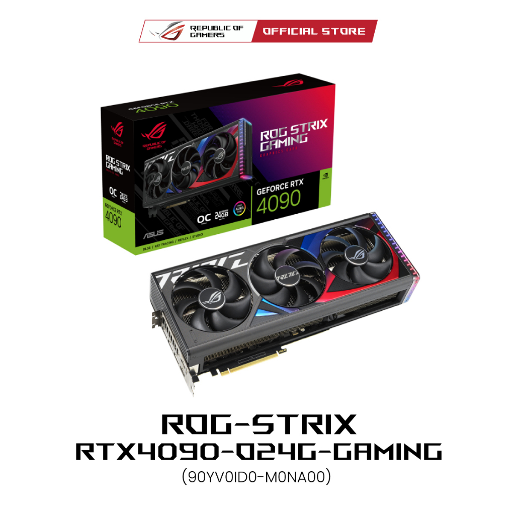 ASUS ROG-STRIX-RTX4090-O24G-GAMING (90YV0ID0-M0NA00), VGA card, GeForce RTX 4090 OC Edition 24GB GDD