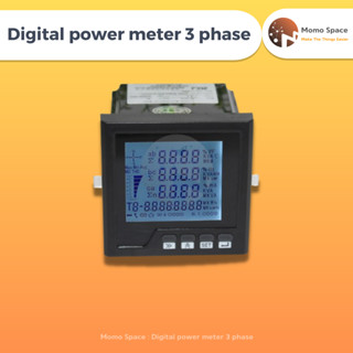 ดิจิตอลแอมป์มิเตอร์ 3 เฟส มิเตอร์ไฟ รองรับการเชื่อมต่อกับระบบ Smart Meter Online | Digital Power Meter 3 Phase