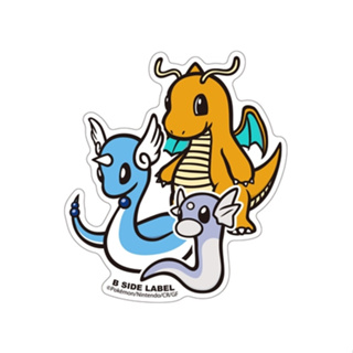 [ส่งตรงจากญี่ปุ่น] B - Side Label สติกเกอร์โปเกมอน Dratini &amp; Dragonair &amp; Dragonite Japan ใหม่