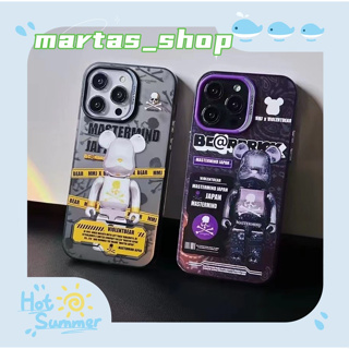 ❤️ส่งของขวัญ❤️ เคสไอโฟน 11 12 13 14 Pro Max หมีน้อย หวานเท่ ความคิดสร้างสรรค์ กราฟฟิตี Case for iPhone สาวน่ารักหัวใจ