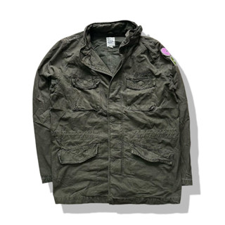 Gap Hooded M65 Military Jacket รอบอก 48”